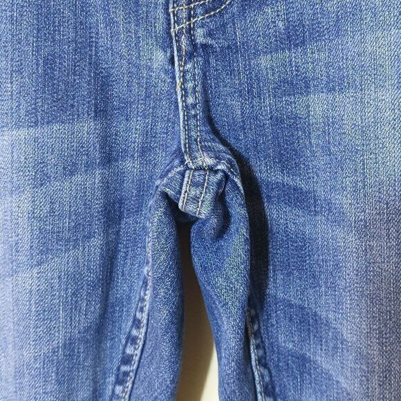 All Saints Reed Straight Leg Jeans Mens Size 32 Distressed Button Fly - Picture 6 of 13